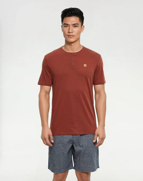 TENTREE - BAKER HENLEY TEE | Sequoia
