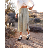 TENTREE - YALETOWN SKIRT | Light Moss/Bloom Floral