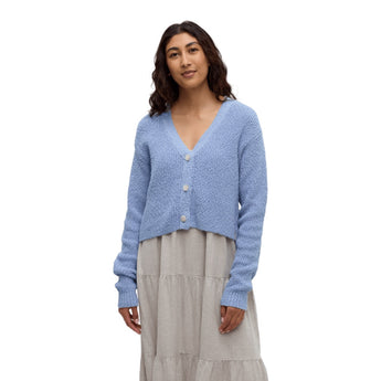 TENTREE -  POPLAR CARDIGAN | Lakeside Blue