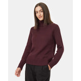 TENTREE - HIGHLINE WOOL TURTLENECK SWEATER | Mulberry