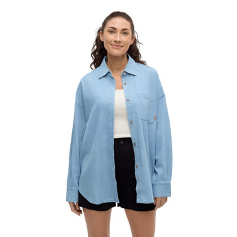 TENTREE - DENIM WEST END SHIRT | Light Wash