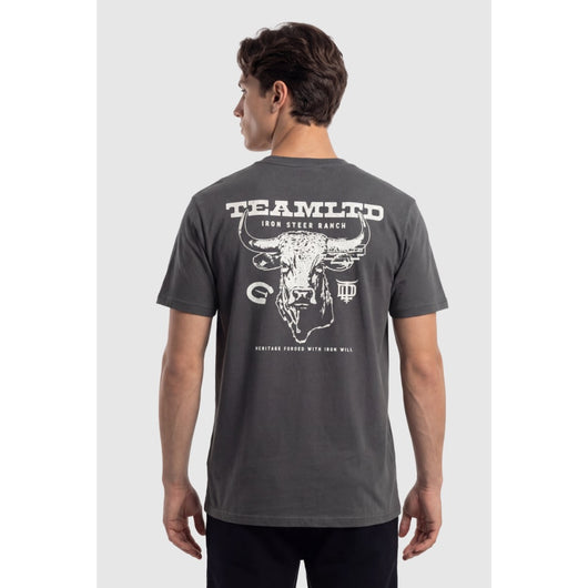 TEAMLTD - IRON STEER TEE | Charcoal