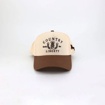 COUNTRY LIBERTY - TWO-TONE LUCKY YOU HAT | Brown