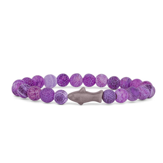 FAHLO - SHARK TRACKING BRACELET | CORAL REEF VIOLET