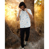 TENTREE - REDWOOD SHIRT | White Oak Heather/Lake Sasquatch