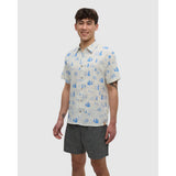 TENTREE - REDWOOD SHIRT | White Oak Heather/Lake Sasquatch