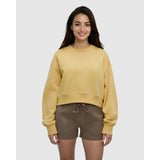 TENTREE -  BLUFFS CROPPED CREW | Dusk Yellow