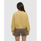 TENTREE -  BLUFFS CROPPED CREW | Dusk Yellow