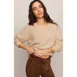 Z SUPPLY - BOLTON BOUCLE SWEATER | Chalk