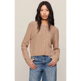Z SUPPLY - MEDINA POINTELLE CARDIGAN | Macaroon