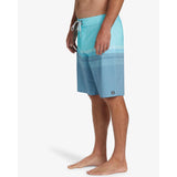 BILLABONG - ALL DAY HEATHER STRIPE BOARDSHORT | BAY BLUE