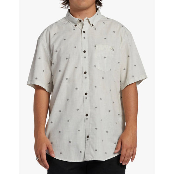 BILLABONG - ALL DAY JACQUARD SS BUTTON-UP | CHINO HEATHER