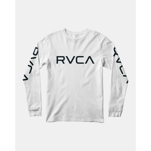 RVCA - BIG RVCA LS TEE | WHITE BLACK