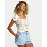 RVCA - SWEET TEE TOP | WHISPER WHITE