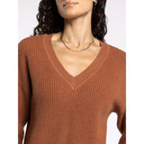 THREAD & SUPPLY - CORNELIA SWEATER | RUSTIC BROWN