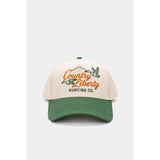 COUNTRY LIBERTY - DUCK HUNTING HAT | Natural/Forest