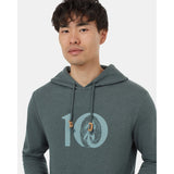 TENTREE - WOODGRAIN TEN HOODIE | Light Urban Green Heather/Eucalyptus