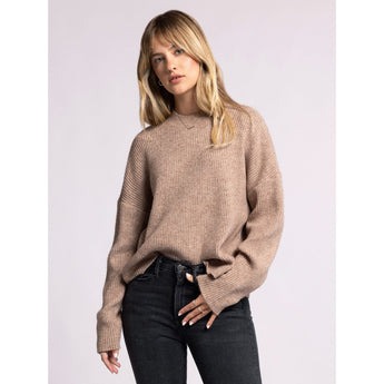 THREAD & SUPPLY - LANA SWEATER | HEATHER MOCHA