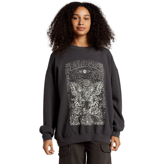 BILLABONG - RIDE IN OVERSIZED CREW SWEATSHIRT | BLACK SANDS 5