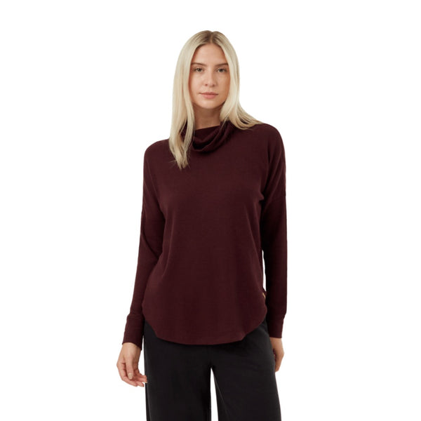 TENTREE - TREEWAFFLE TURTLENECK LONGSLEEVE | Mulberry