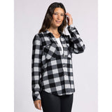 THREAD & SUPPLY - LEWIS SHIRT | GREY BLACK PLAID