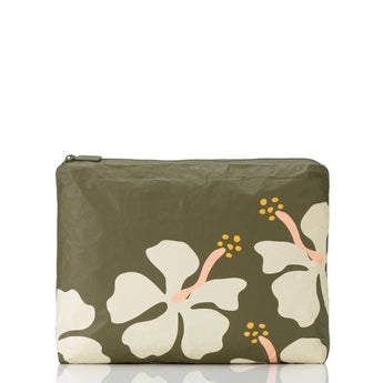 ALOHA COLLECTION - Mid Pouch | Mo'orea Olive