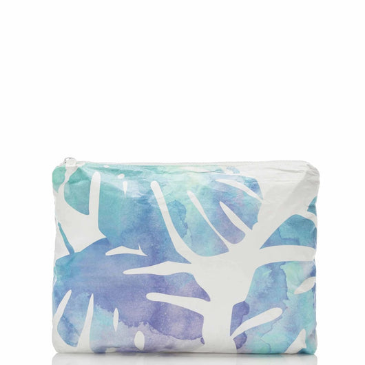 ALOHA COLLECTION - Mid Pouch | Monstera Dawn