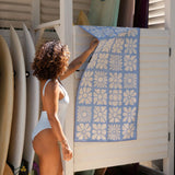 NOMADIX - ORIGINAL TOWEL | Flower Bed Coastal Blue