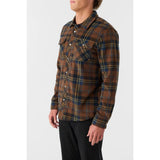 ONEILL - GLACIER PLAID SUPERFLEECE | BROWN CARAFE