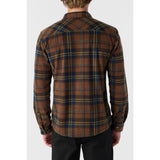 ONEILL - GLACIER PLAID SUPERFLEECE | BROWN CARAFE