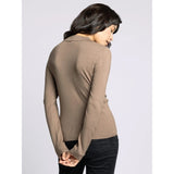 THREAD & SUPPLY - PAMELA SWEATER | HEATHER BROWN