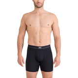 SAXX - ESSENTIAL COTTON BOXER BRIEF FLY | Black