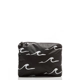 ALOHA COLLECTION - Seaside Small Pouch | White on Black