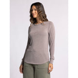 THREAD & SUPPLY - STACY TOP | DRIFTWOOD HEATHER