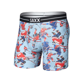 SAXX - VOLT BREATHABLE MESH BOXER BRIEF | Hockey Brawl Blue