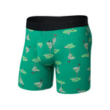 SAXX - DROPTEMP™ COOLING COTTON BOXER BRIEF FLY | Martini Lush Meadow