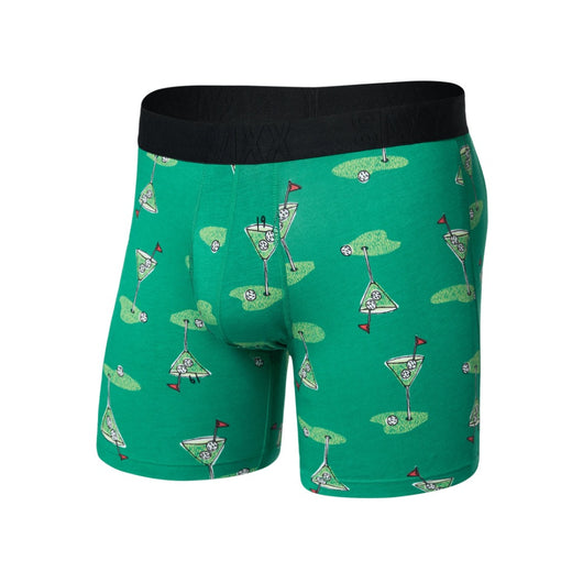 SAXX - DROPTEMP™ COOLING COTTON BOXER BRIEF FLY | Martini Lush Meadow