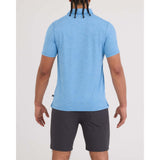 SAXX - ALL DAY COOLING POLO | Tranquil Blue Heather