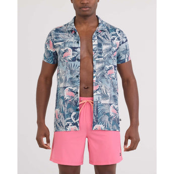 SAXX - DROPTEMP DRY UPF RESORT POLO | Botanique Washed Indigo