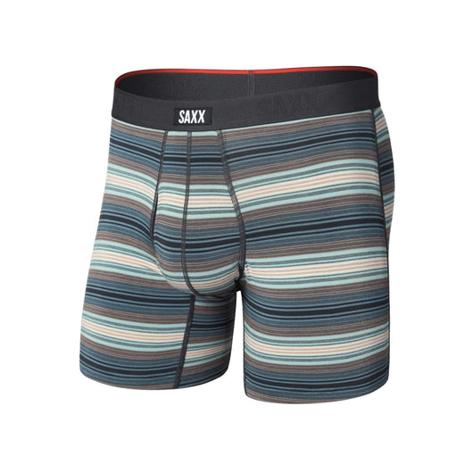 SAXX - VIBE XTRA SUPER SOFT BOXER BRIEF | Baja Stripe Dark Sage