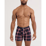 SAXX - VIBE XTRA SOFT COMFORT BOXER (2-PACK) | Confection Plaid/Black