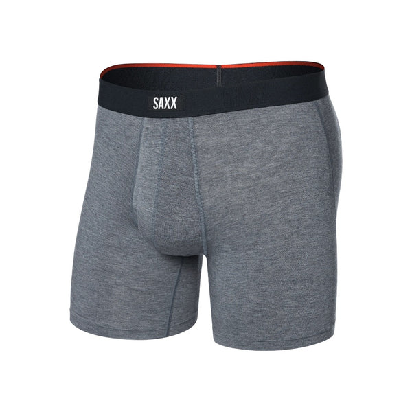 SAXX - VIBE XTRA SUPER SOFT BOXER BRIEF | DARK GREY HEATHER