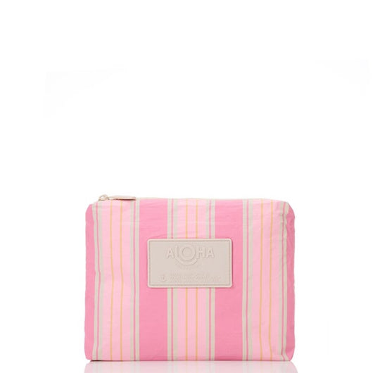 ALOHA COLLECTION - Summer Stripe Small Pouch | Blush