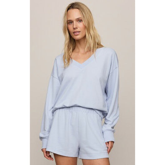 Z SUPPLY - EVERYDAY FRENCH TERRY V-NECK | Skyline