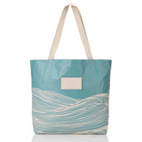 ALOHA COLLECTION - Sea Reversible Tote Bag | Tide/Sandstone