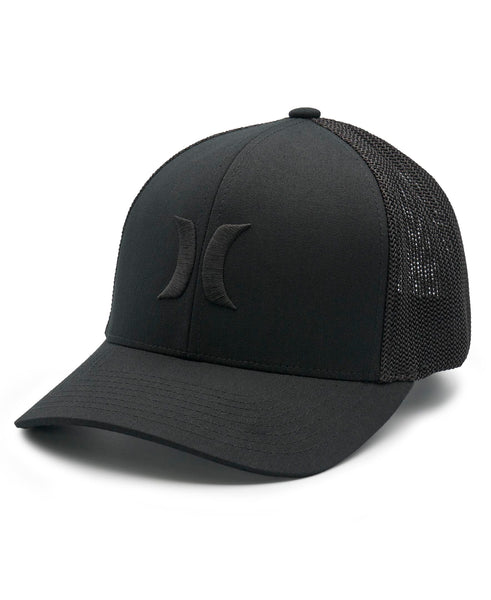 HURLEY - LAGUNA ICON STRETCH HAT | BLACK/BLACK