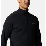 COLUMBIA - HART MOUNTAIN II HALF ZIP SWEATER | BLACK - The Cabana.ca