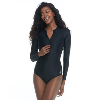 BODY GLOVE - SMOOTHIES CHANEL CROSS-OVER PADDLE SUIT | BLACK - The Cabana