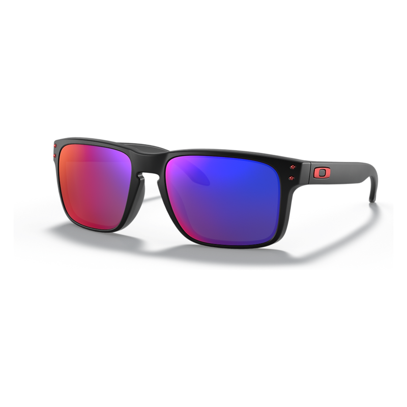 OAKLEY HOLBROOK Matte Black w Red Iridium