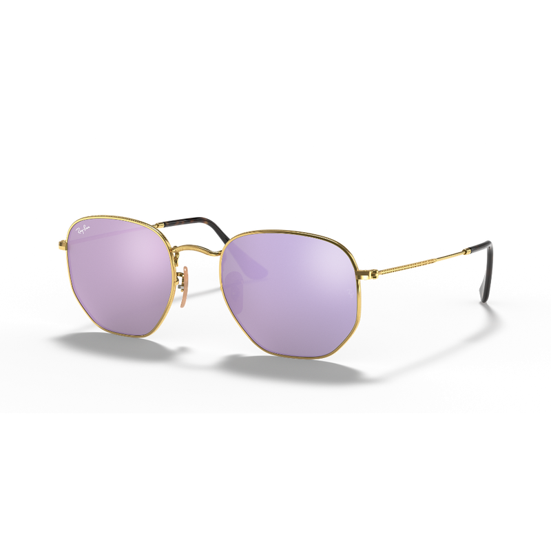 Ray ban hexagonal sales purple